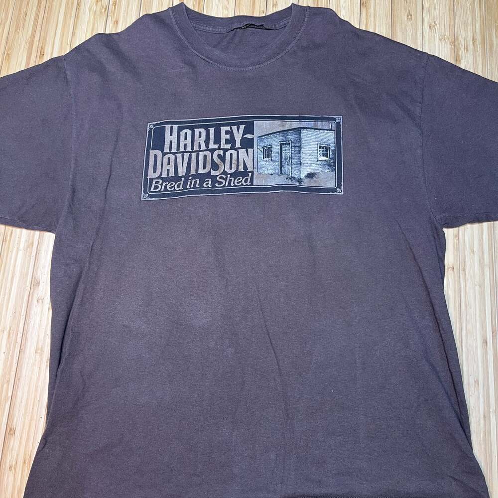 Harley Davidson Shirt, Brown, No Tags I Took Measurements See Photos, Tigard Ore